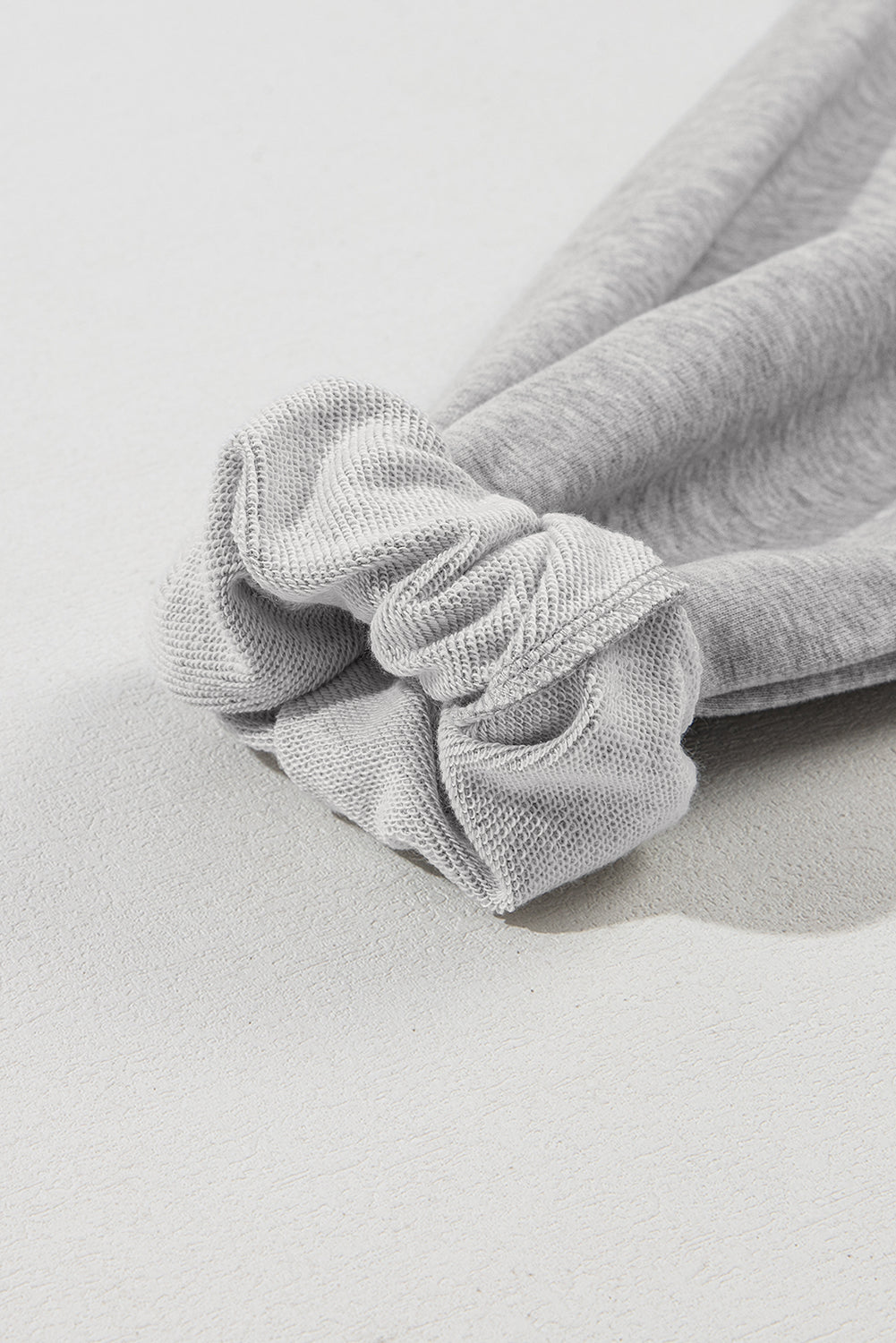 Bonbon Solid Kangaroo Pocket Half Zipper Oversized Hoodie