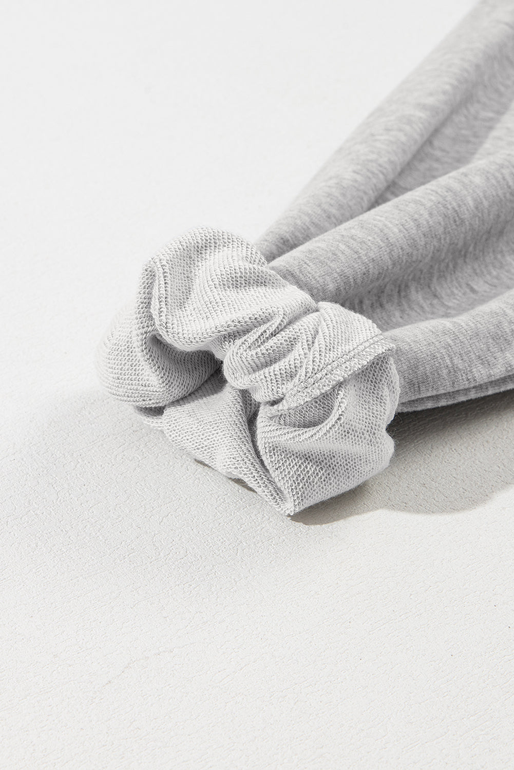 Bonbon Solid Kangaroo Pocket Half Zipper Oversized Hoodie