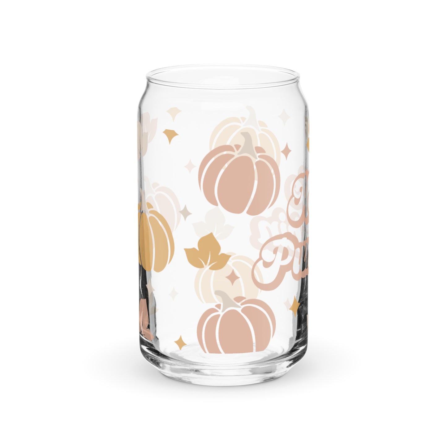 Hello Pumpkin Glass w/lid