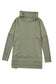 Green Cowl Neck Loose Fit Tunic Top