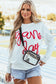 Tinsel Game Day Drop Shoulder Graphic Sweatshirt