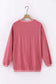 Apricot Ribbed Corduroy Oversized Sweatshirt