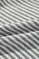 Brown Stripe Twisted Knitted Drop Shoulder Sweater