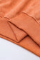 Brown Drop Shoulder Crew Neck Pullover Sweatshirt