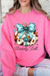 Howdy Fall Western Pumpkin Fleece Sweatshirts