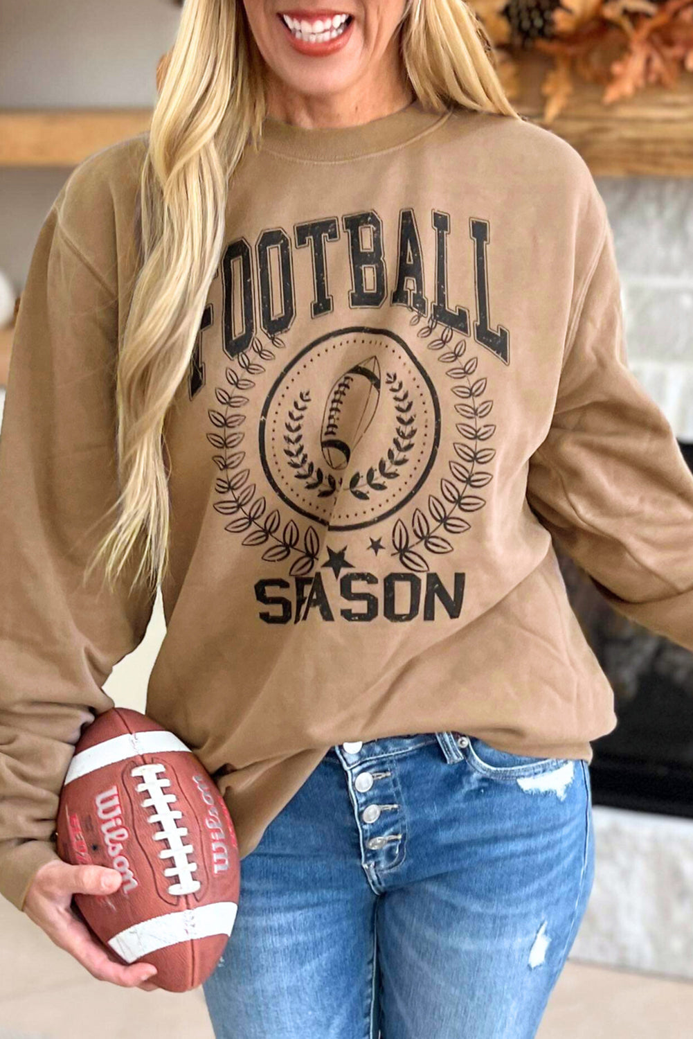 Rugby FOOTBALL SEASON Graphic Game Day Sweatshirt