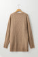 Cable Knit Drop Shoulder Loose Fit Sweater Dress