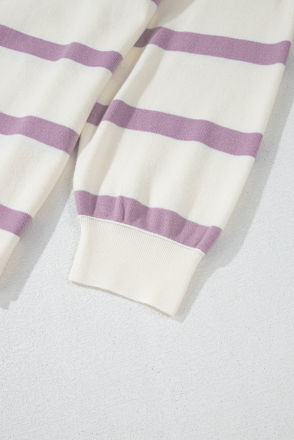 Stripe Colorblock Oversized Sweater