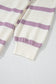 Stripe Colorblock Oversized Sweater