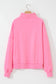 Bonbon Zip-up Stand Neck Kangaroo Pocket Sweatshirt