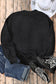 Brown Drop Shoulder Crew Neck Pullover Sweatshirt