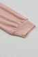 Crinkle Splicing Raw Hem High Low Oversized Blouse
