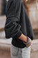 Brown Drop Shoulder Crew Neck Pullover Sweatshirt