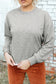 Round Neck Dropped Shoulder Sweatshirt