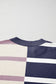 Stripe Colorblock Oversized Sweater