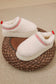 Chestnut Embroidered Sherpa Plush Thick Sole Snow Boots