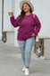 Apricot Ribbed Corduroy Oversized Sweatshirt