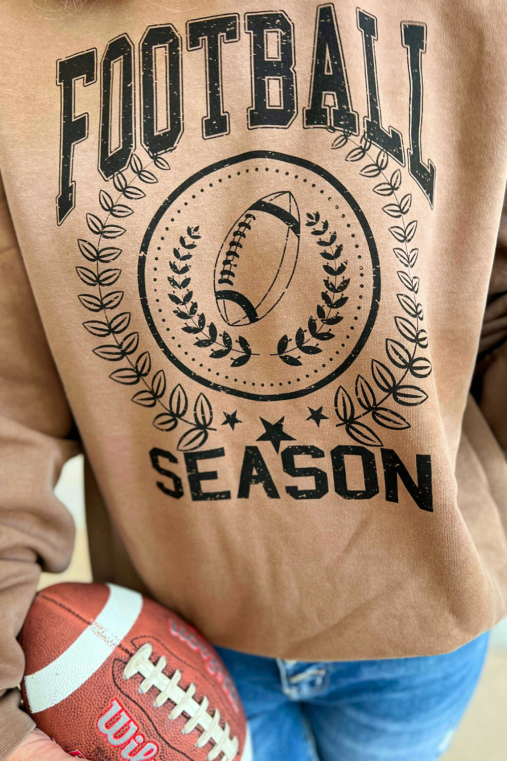 Rugby FOOTBALL SEASON Graphic Game Day Sweatshirt