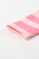 Checkered Colorblock Striped High Low Loose Sweater