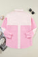 Delicacy Two-tone Color Exposed Seam Corduroy Shacket