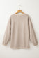 Orange Plain Drop Sleeve Crinkle Rib Oversized Sweatshirt