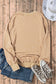 Pink Drop Shoulder Ribbed Trim Oversized Sweatshirt