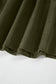 Gold Flame Corduroy Snap Buttons Empire Waist Bracelet Sleeve Dress