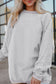 Apricot Ribbed Corduroy Oversized Sweatshirt