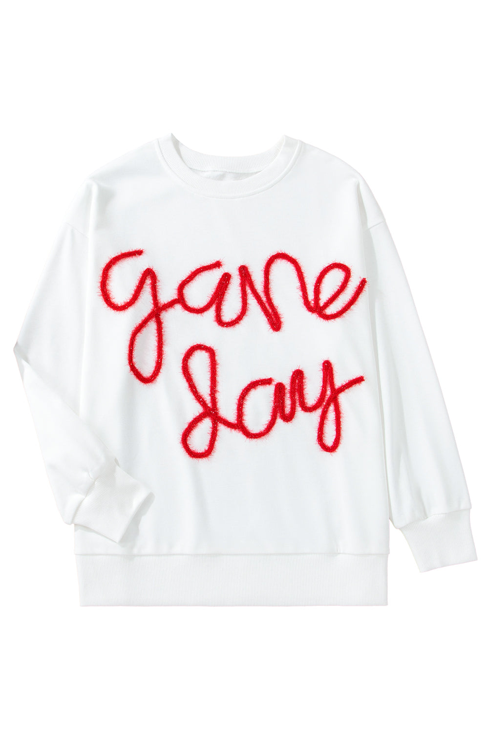 Tinsel Game Day Drop Shoulder Graphic Sweatshirt