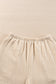 Casual Corded Knit Long Sleeve Top and High Waist Shorts Set