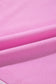 Pink Colorblock Henley High Low Oversize Sweatshirt