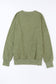 Pink Drop Shoulder Ribbed Trim Oversized Sweatshirt