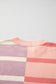 Stripe Colorblock Oversized Sweater