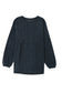 Orange Plain Drop Sleeve Crinkle Rib Oversized Sweatshirt
