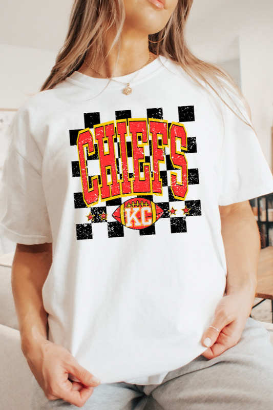 Chiefs | Checkered | T-shirt