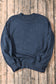 Brown Drop Shoulder Crew Neck Pullover Sweatshirt