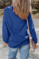 Orange Plain Drop Sleeve Crinkle Rib Oversized Sweatshirt