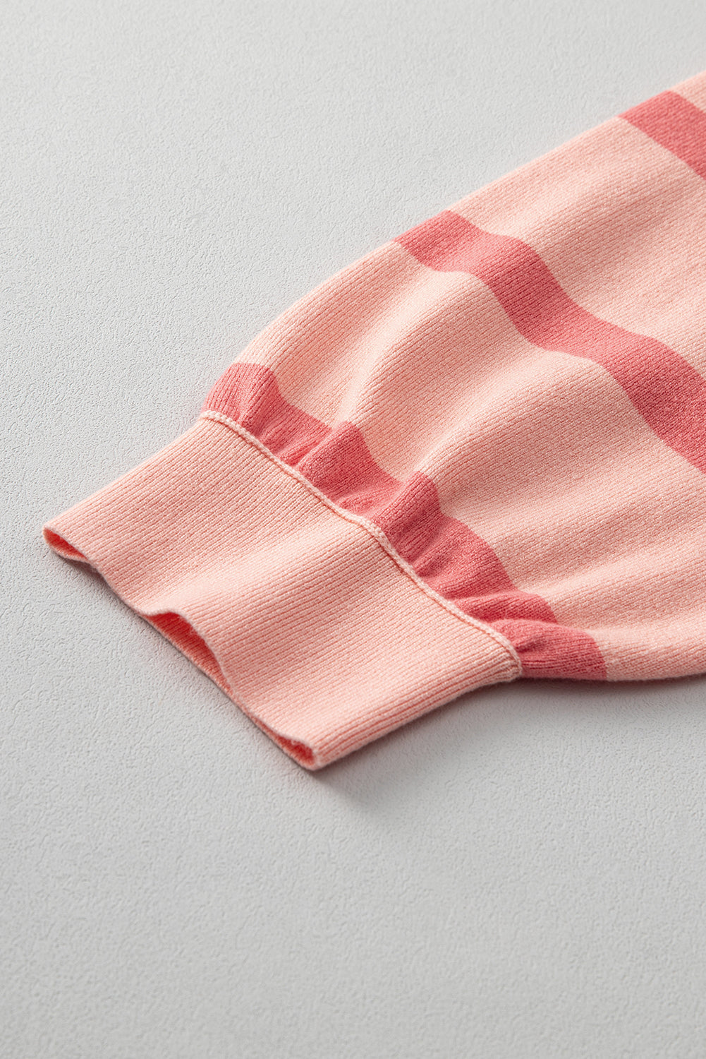 Stripe Colorblock Oversized Sweater