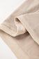 Orange Plain Drop Sleeve Crinkle Rib Oversized Sweatshirt