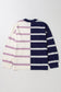 Stripe Colorblock Oversized Sweater