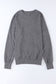 Pink Drop Shoulder Ribbed Trim Oversized Sweatshirt