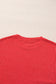 Racing Red Corded MERRY Graphic Long Sleeve Top and Shorts Set