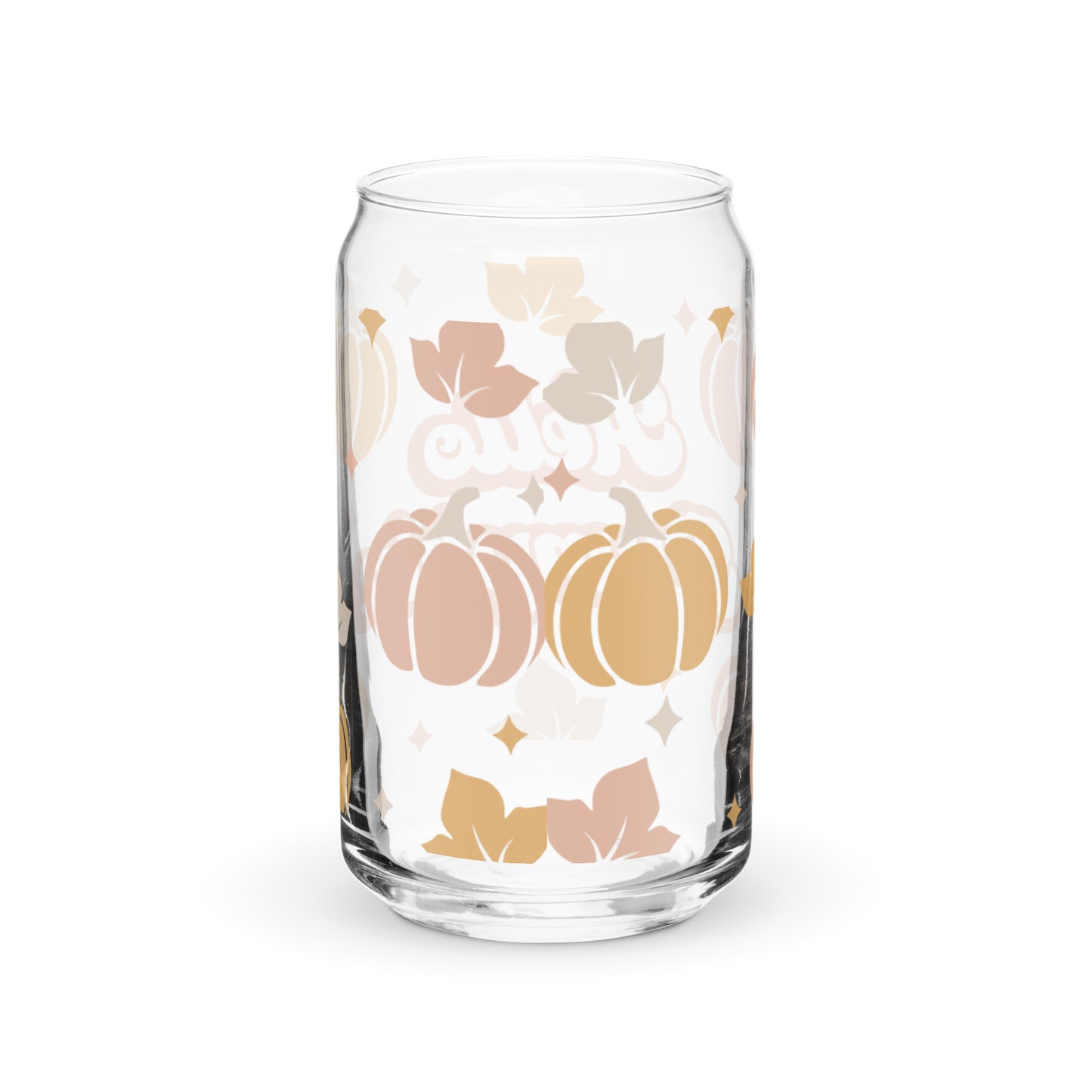Hello Pumpkin Glass w/lid