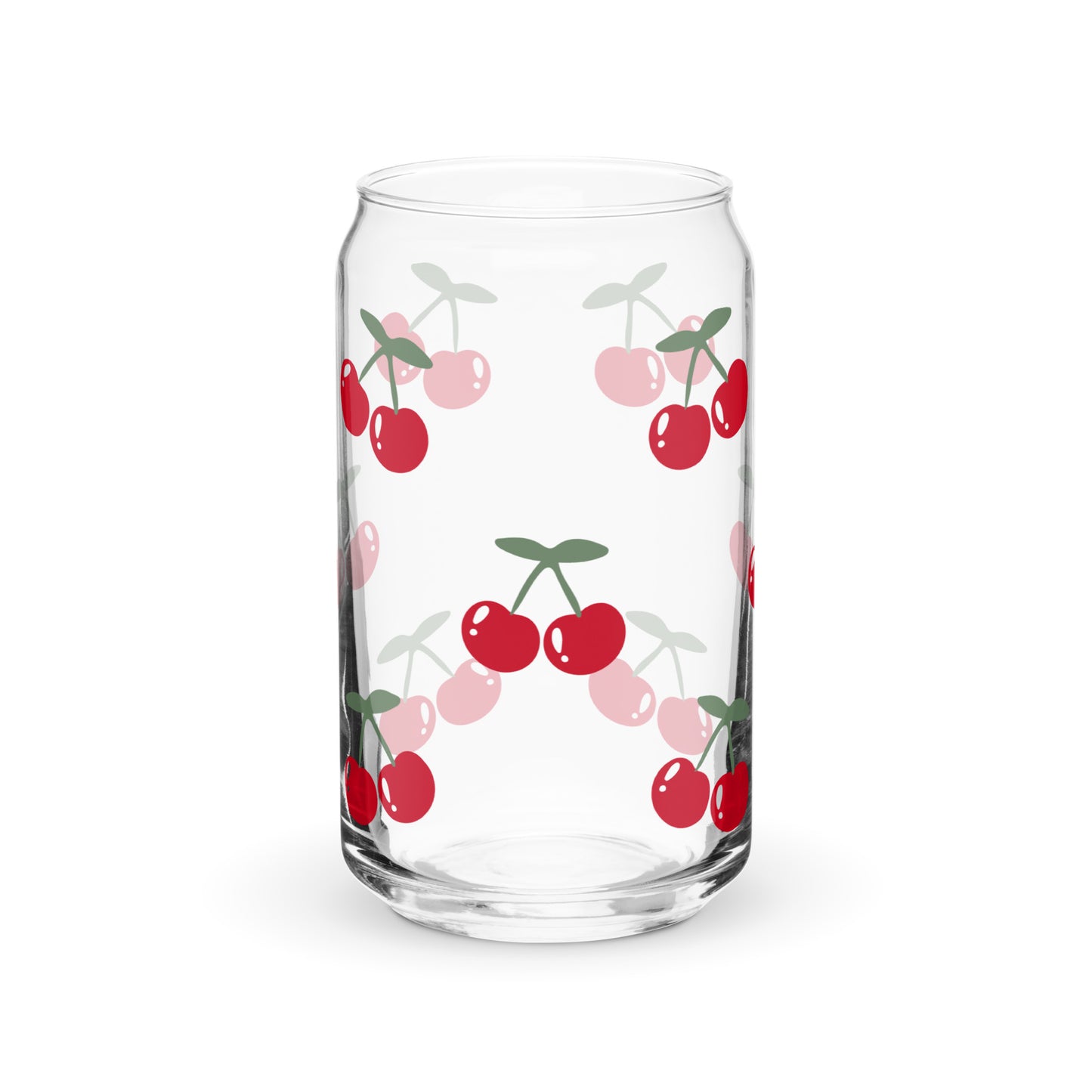 Cherry Glass w/Lid