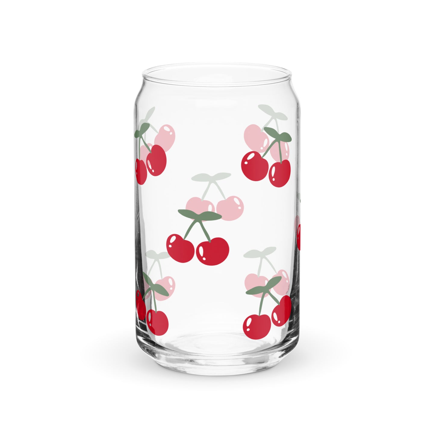 Cherry Glass w/Lid