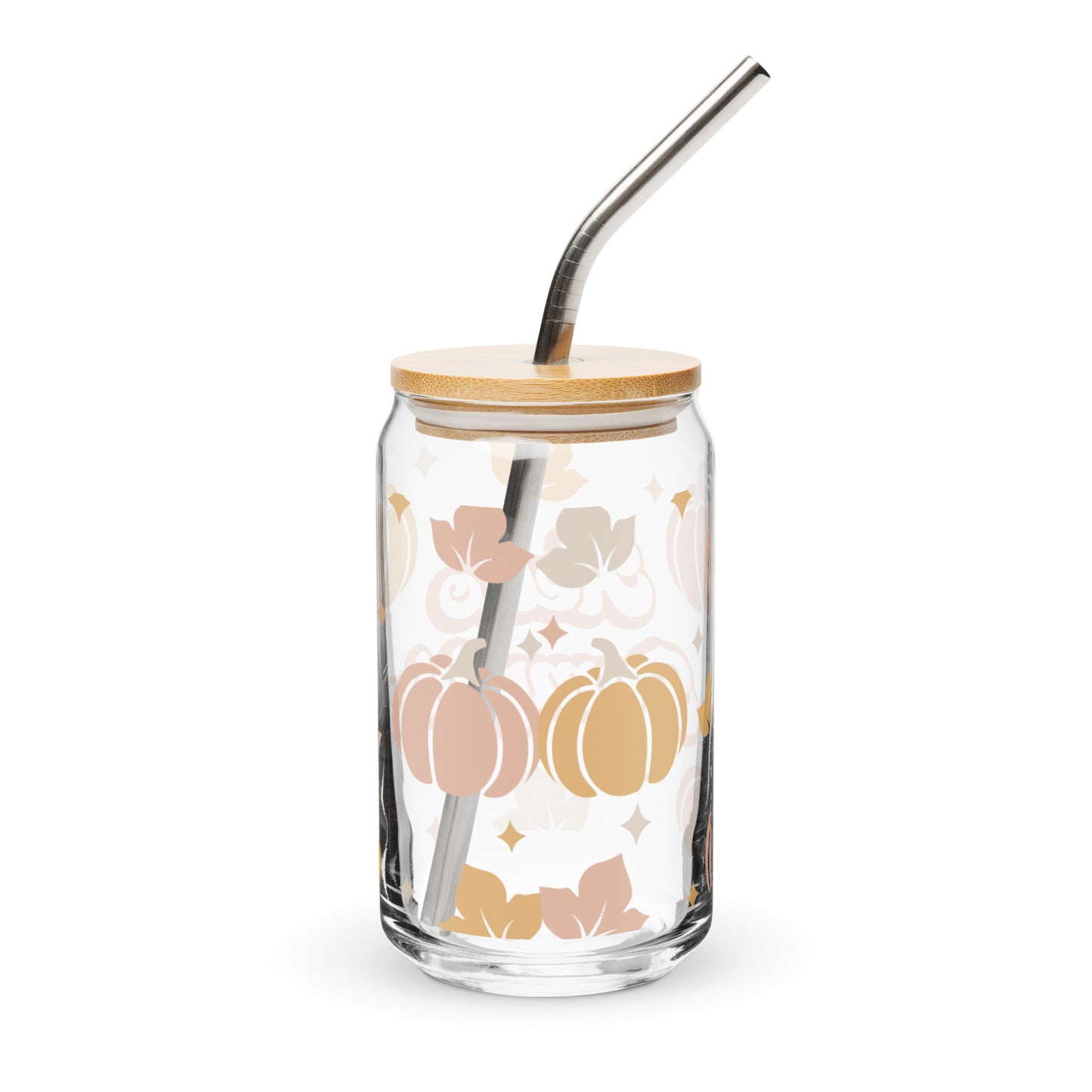 Hello Pumpkin Glass w/lid