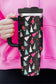 White Cartoon Christmas Tree Printed Thermos Cup 40oz