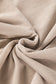 Orange Plain Drop Sleeve Crinkle Rib Oversized Sweatshirt