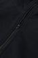 Green Zip Up Stand Collar Ribbed Thumbhole Sleeve Sweatshirt