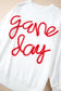 Tinsel Game Day Drop Shoulder Graphic Sweatshirt